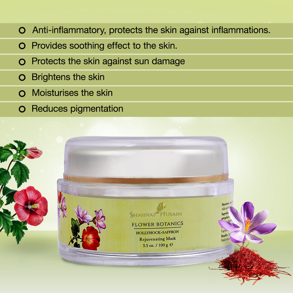 Flower Botanics - Hollyhock-Saffron Rejuvenating Mask 100g