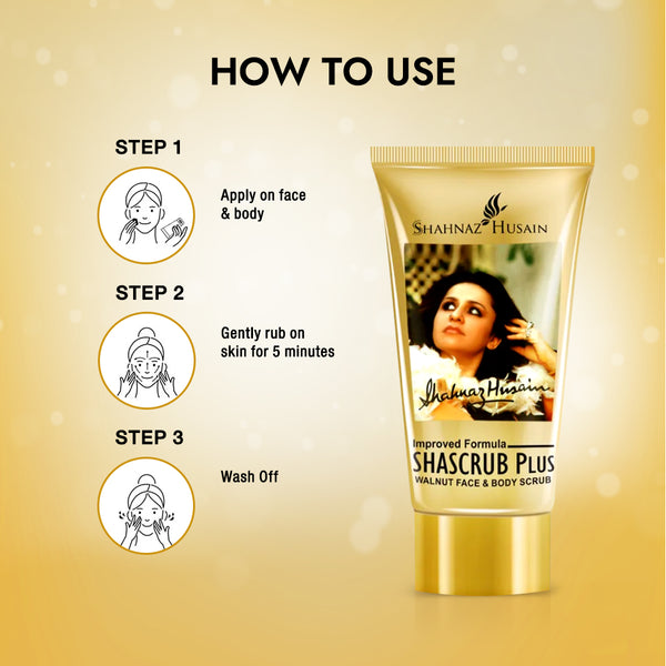 Shascrub Plus-Walnut Face & Body Scrub 40g 40g