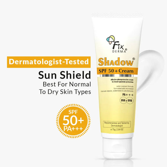 【Fixderma】 Shadow Sunscreen SPF 50 + Cream|シャドウ サンスクリーン SPF50+ クリーム|75g
