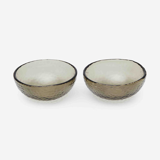 HUED BOWL (SET OF 2) 12.8(L) x 12.8(B) x 5.2(H); 直径: 12.8