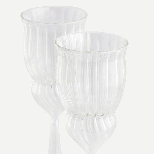 VICTORIA CHAMPAGNE FLUTES (SET OF 2) 6.5(幅) x 6.5(奥行) x 20.5(高さ)/直径: 6.5