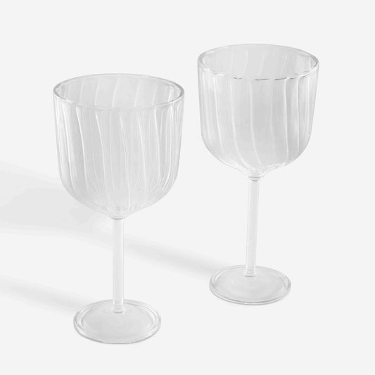 ELAN SMALL WINE GLASS (SET OF 2) 9.8(L) x 9.8(B) x 20(H); 直径: 9.8