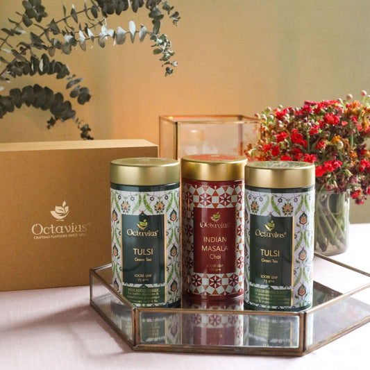 Gourmet Tea Collection-Grand Indian Teas (3 Tins) 1000g