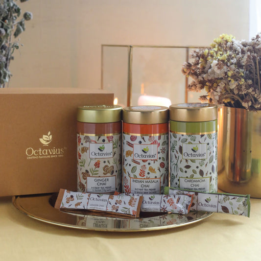 Gourmet Tea Collection-On The Go (3 Tins) 1140g