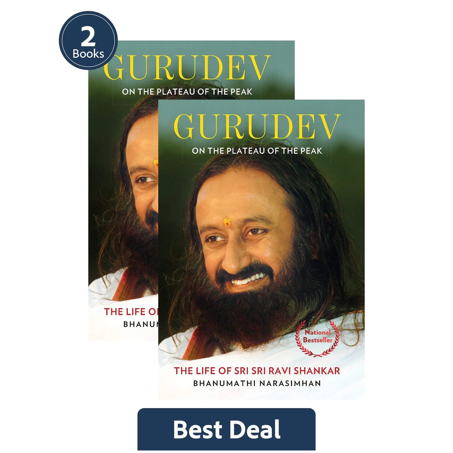 【Sri Sri Tattva】 Gurudev: On the Plateau of the Peak: The Life of Sri Sri Ravi Shankar (English)| グルデヴ:オン・ザ・プラトー・オブ・ザ・ピーク:シュリ・シュリ・ラヴィ・シャンカルの生涯(英語版)| 2冊セット