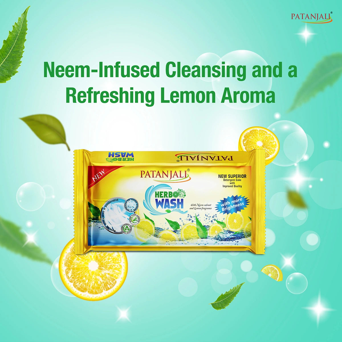 Patanjali Herbo Wash Detergent Cake 225g