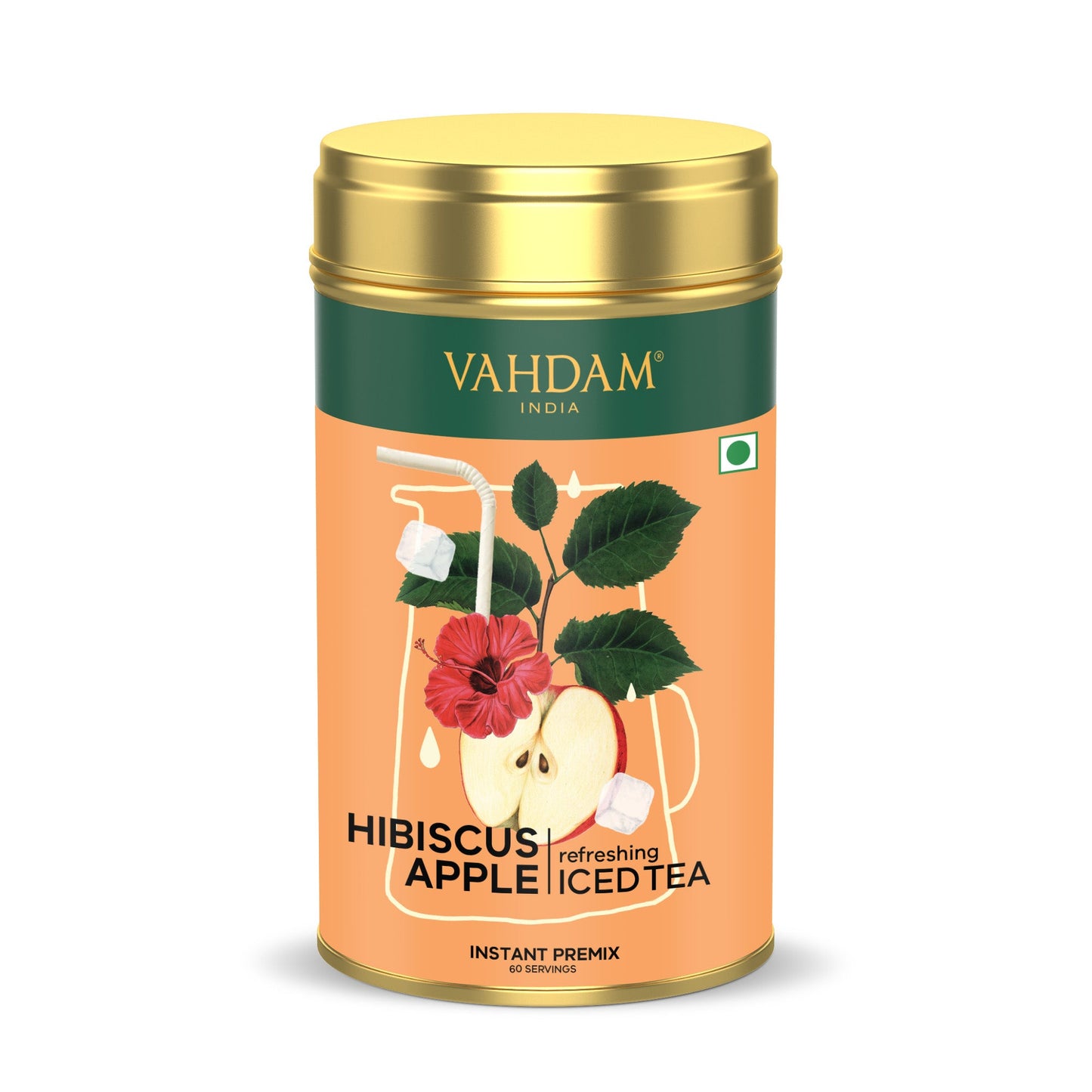 Hibiscus Apple Instant Premix Iced Tea, 150 g 150 g