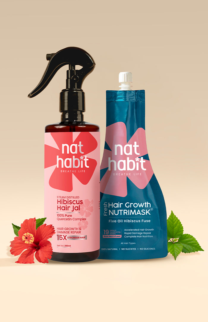 Hibiscus Pre & Post Wash Growth & Repair Combo 2個セット