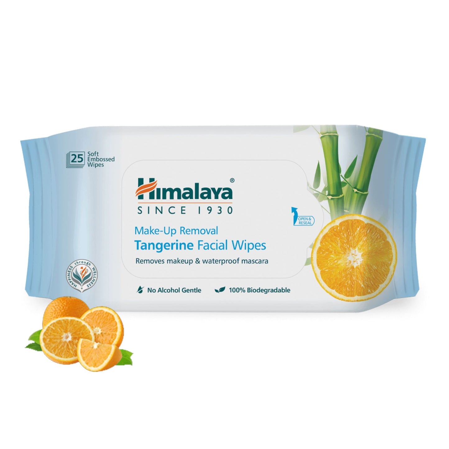 Himalaya Makeup Removal Tangerine Facial Wipes 10's