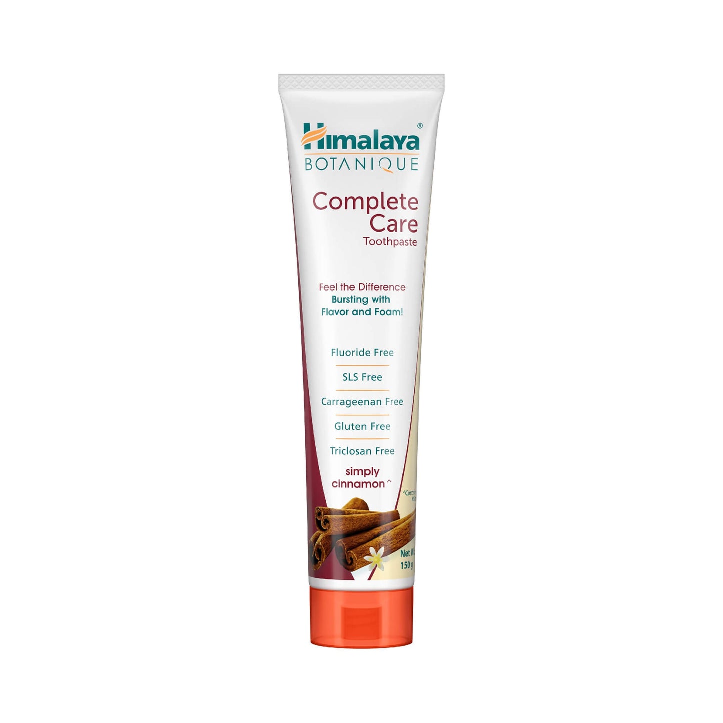 【Himalaya】 BOTANIQUE Complete Care Toothpaste (Simply Cinnamon)|ボタニクエクオムプルエテクアレトゥースペーストシムプルイクインナモン