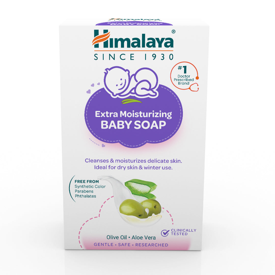 【Himalaya】 Himalaya Extra Moisturizing Baby Soap|ヒマルアヤエックストラモイスチャライジングバブイソアプ