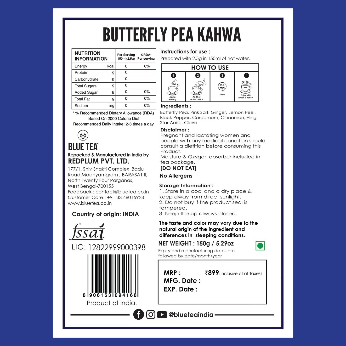 Detox Desi Kahwa - 60 Tea Bags 60 Tea Bags