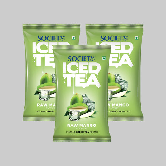 【Society Tea】 Society Iced Premix Tea Raw Mango Pouch|アイスティー プレミックス 生マンゴー パウチ|100 g x 3