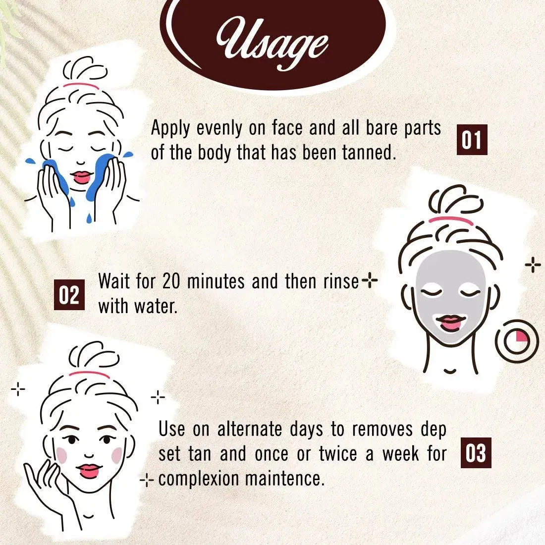 Oxy De Tan Clay Foaming Facewash & Face Pack Combo Infused with Clove & Camphor Oil, Removes Tan & Dead Skin Cells SLS & Paraben Free No Ammonia & Bleach 150ml