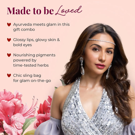 Just Herbs Naturally Chic Makeup Hamper | For Her | Makeup Gift Kit