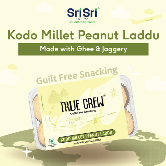 TRUE CREW - Kodo Millet Peanut Laddu, 180 g 180g