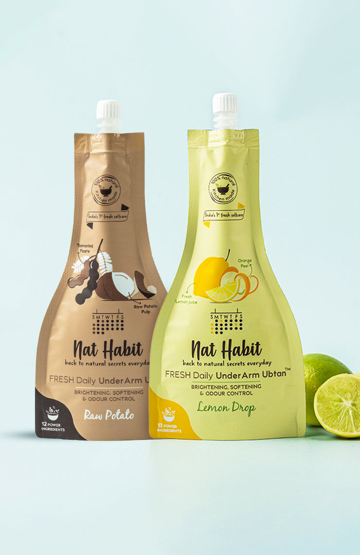 Lemon Drop & Raw Potato UnderArm Ubtan 40g × 2