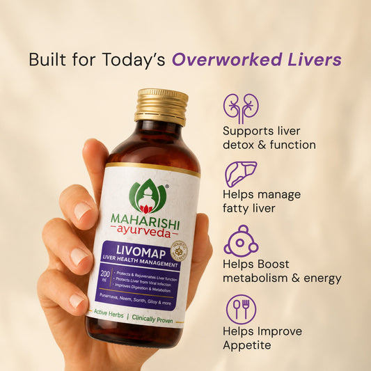 【Maharishi Ayurveda】 Livomap Syrup - Effective Support for Liver Health|リヴォマップ シロップ|Packof1