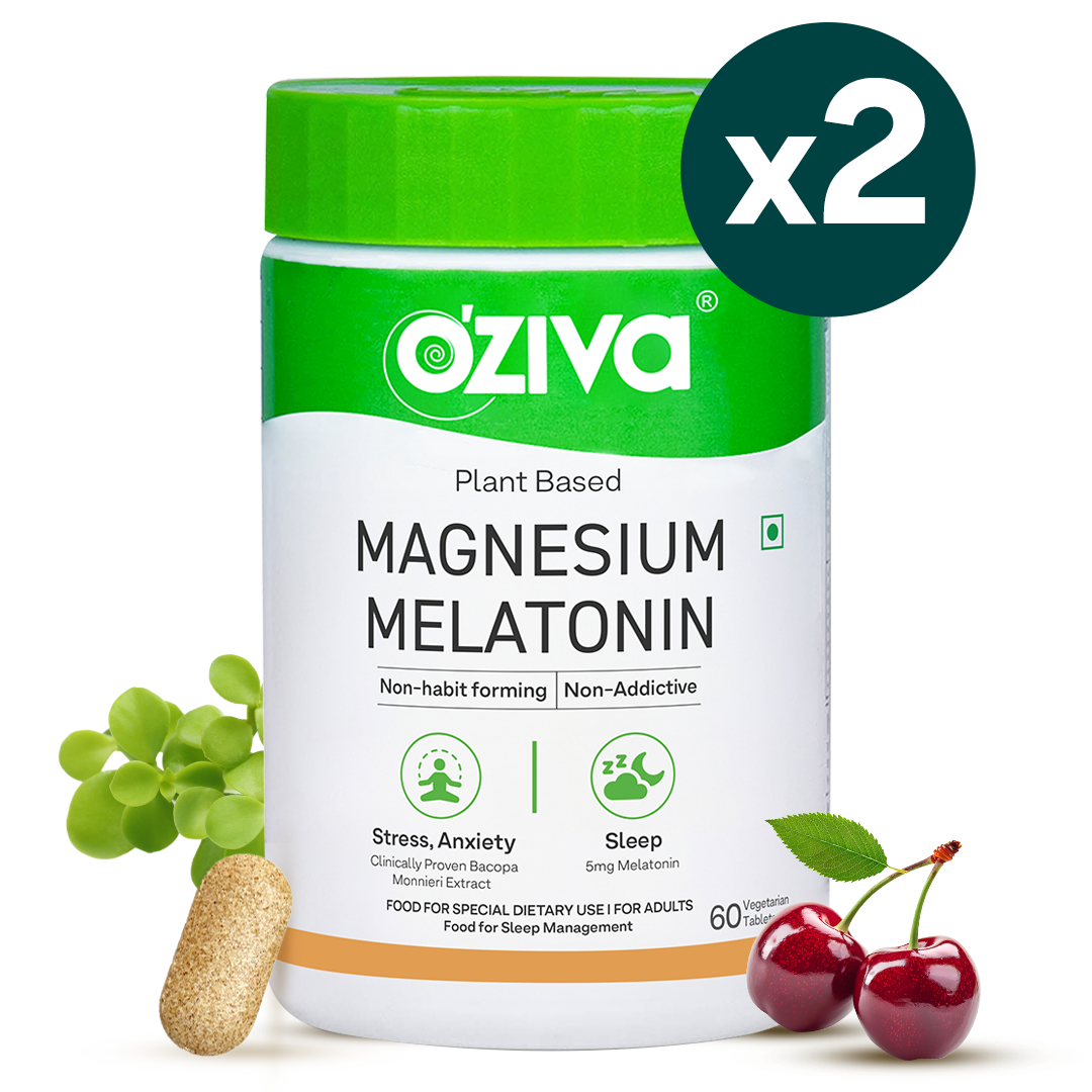 Magnesium Melatonin For Stress, Anxiety & Sleep Recovery Pack