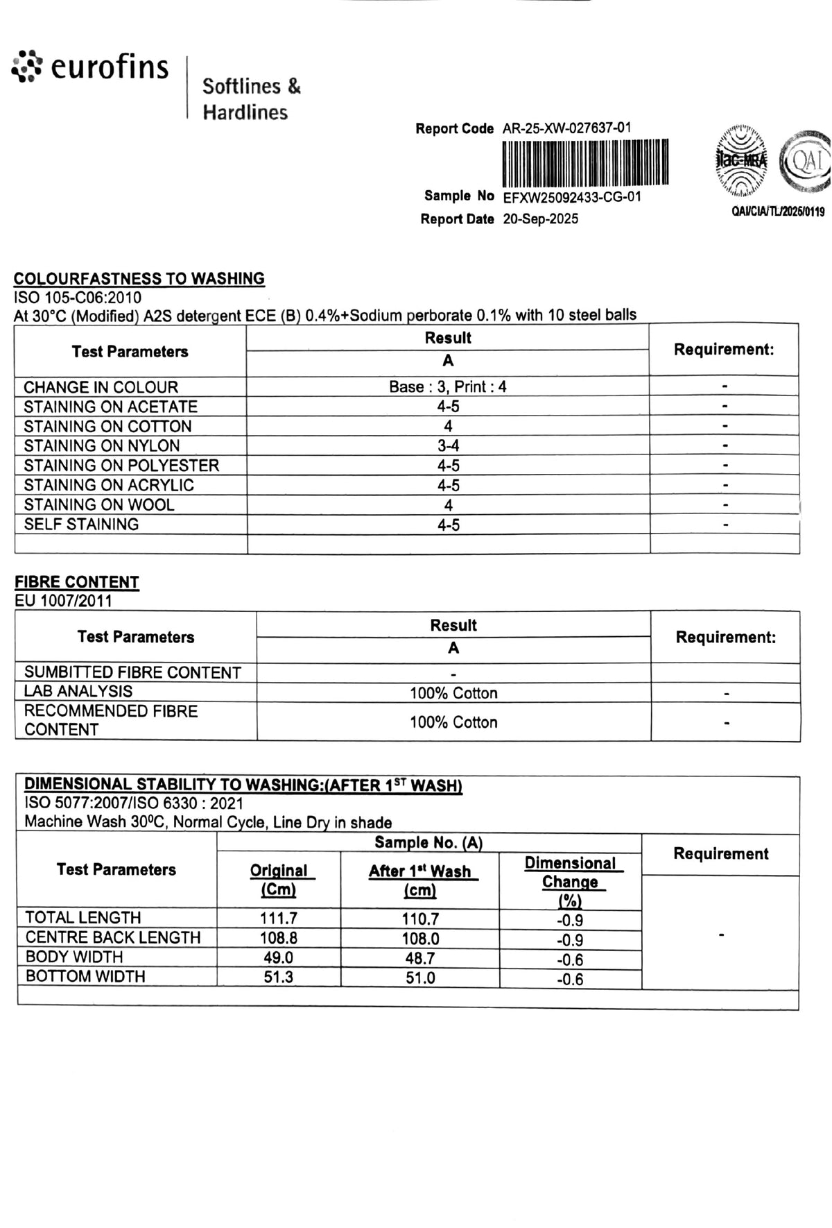 Baagh Printed Straight Cotton Kurta with Side Tie-Ups - Black & Beige サイズ S