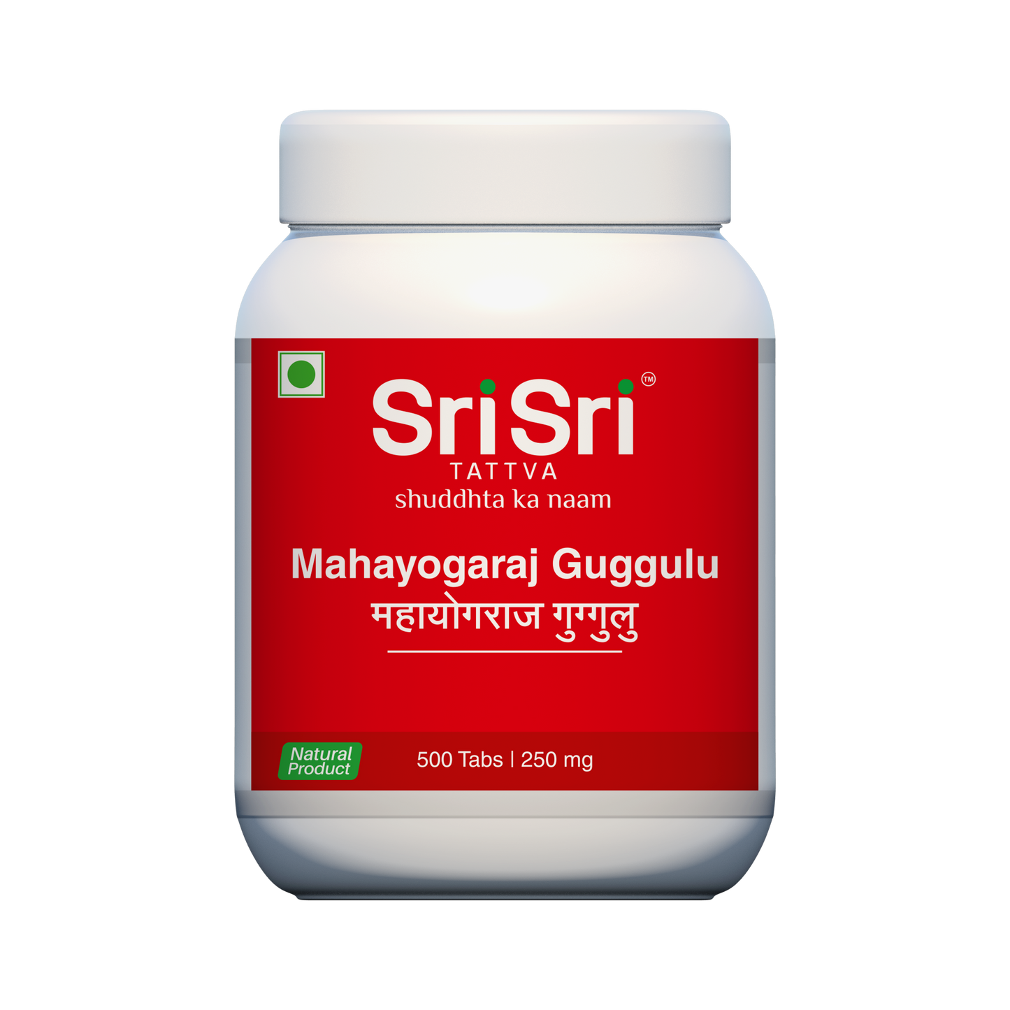 【Sri Sri Tattva】 Mahayogaraja Guggulu Arthritis Pain Reliever Tablets| マハヨーガラージャ・グッグル 関節痛緩和タブレット| 500錠