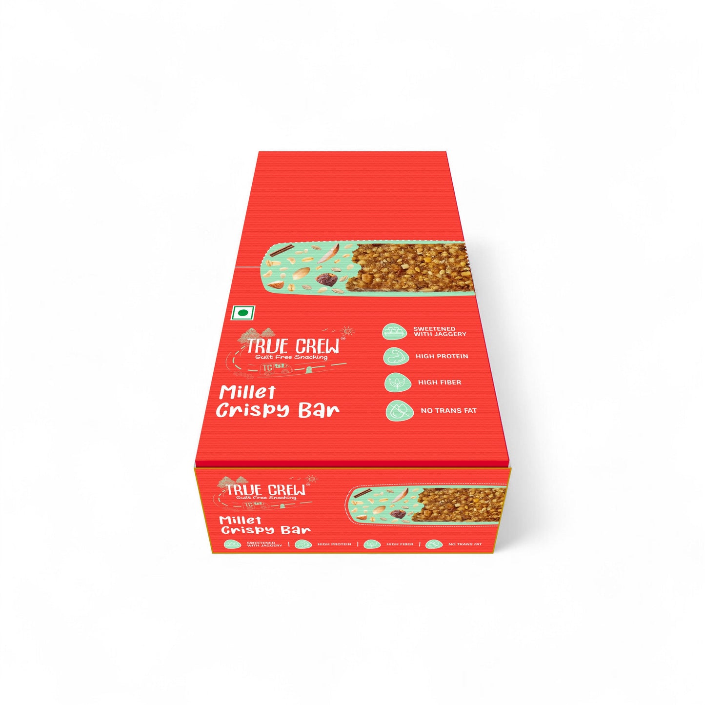 【Sri Sri Tattva】 Millet Crispy Bar| ミレット クリスピーバー| 25g×10本