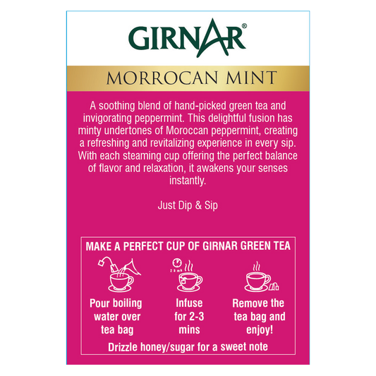 Green Tea Bags - Morrocan Mint 10 Tea Bags