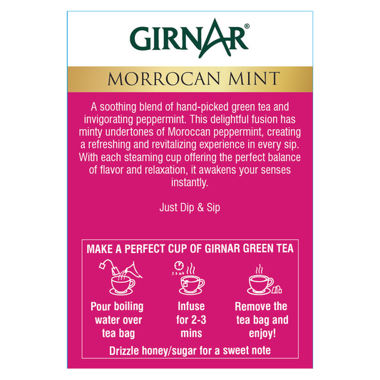 Green Tea Bags - Morrocan Mint 10 Tea Bags