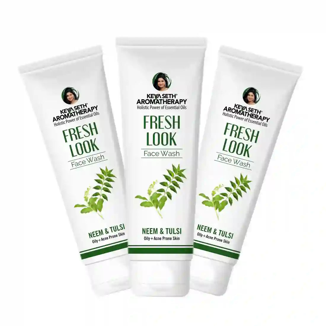 Fresh Look Neem & Tulsi Face Wash, Mild Hydrating Moisturizing Foaming All Skin Types 100ml