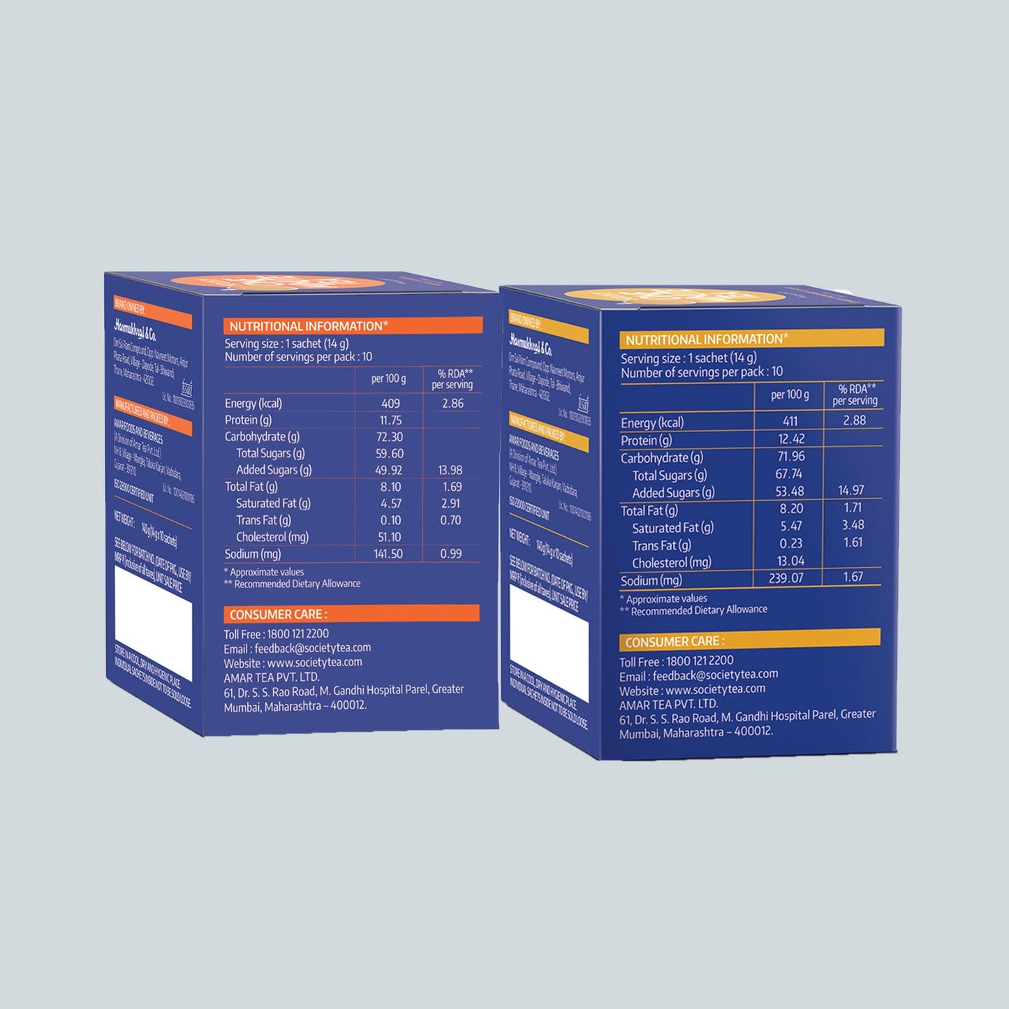 OMT Masala + OMT Ginger Lemongrass Premix 140 g x 2