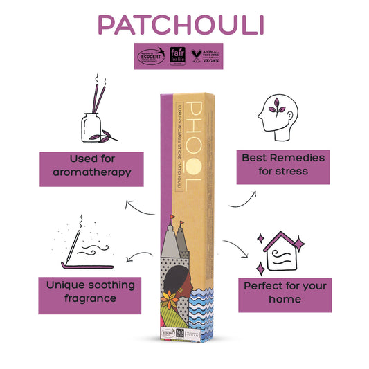 Natural Incense Sticks - Patchouli