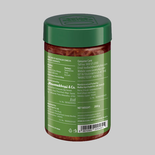 Society Spicy Mango Pickle + Society Mixed Pickle 200 g x 2