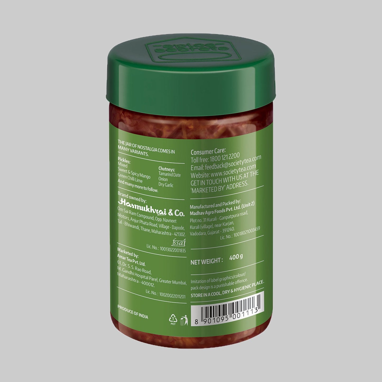 Society Spicy Mango Pickle Jar 200 g