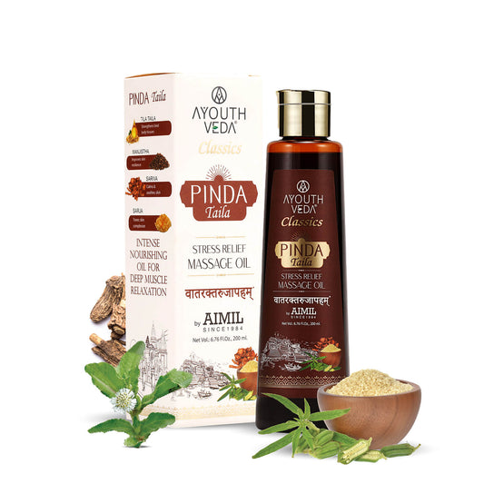 Pinda Taila for stress relief body massage 200ml 200ml