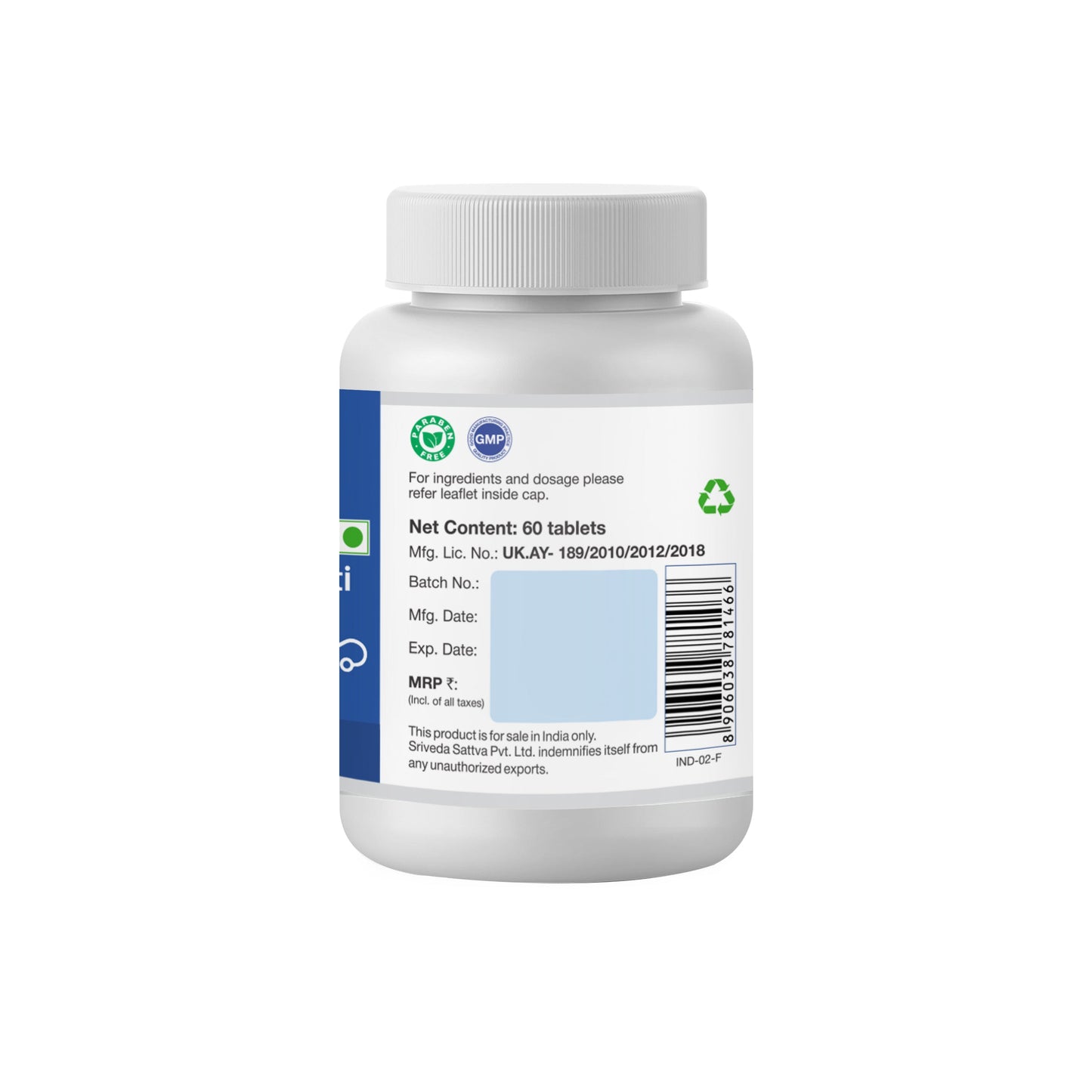 Pradarashamaka Vati - Gynce Care, 60 Tabs | 500 mg 500mg