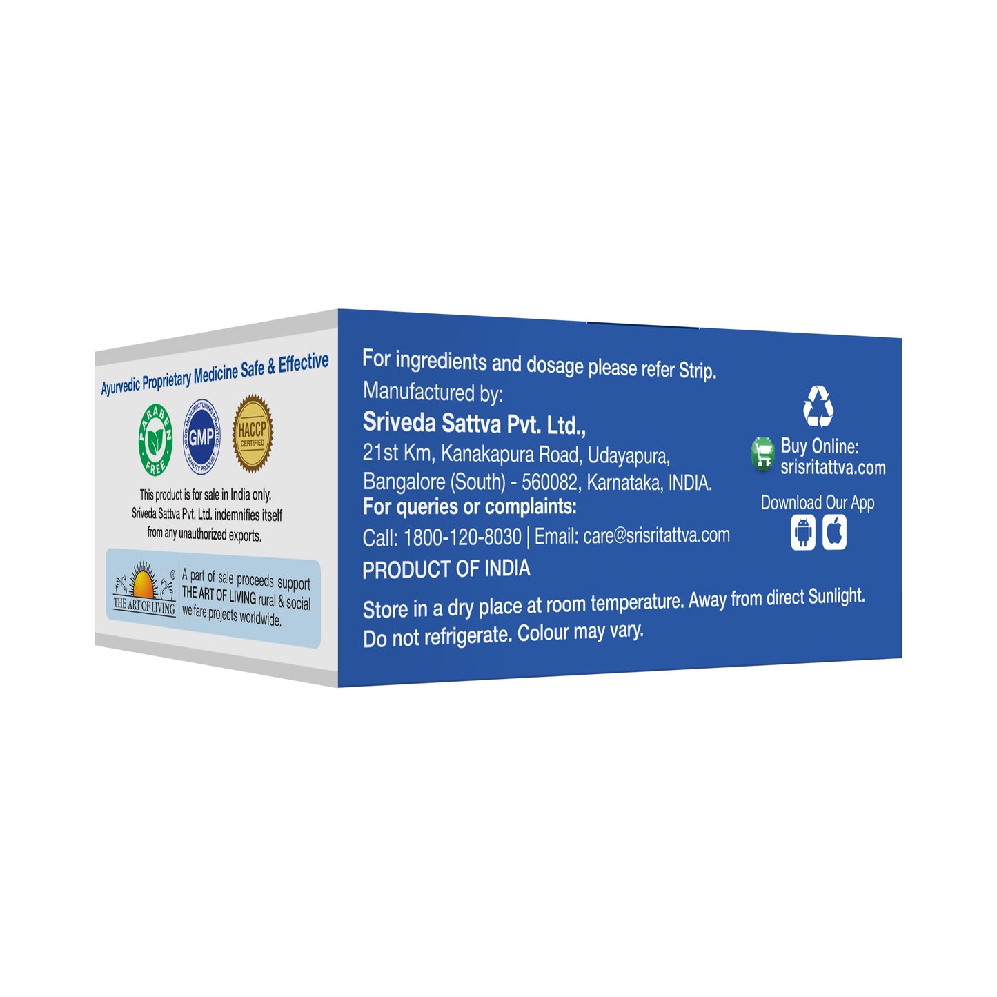 Pratishyayahara Vati - Common Cold, | 500 mg 100tabs