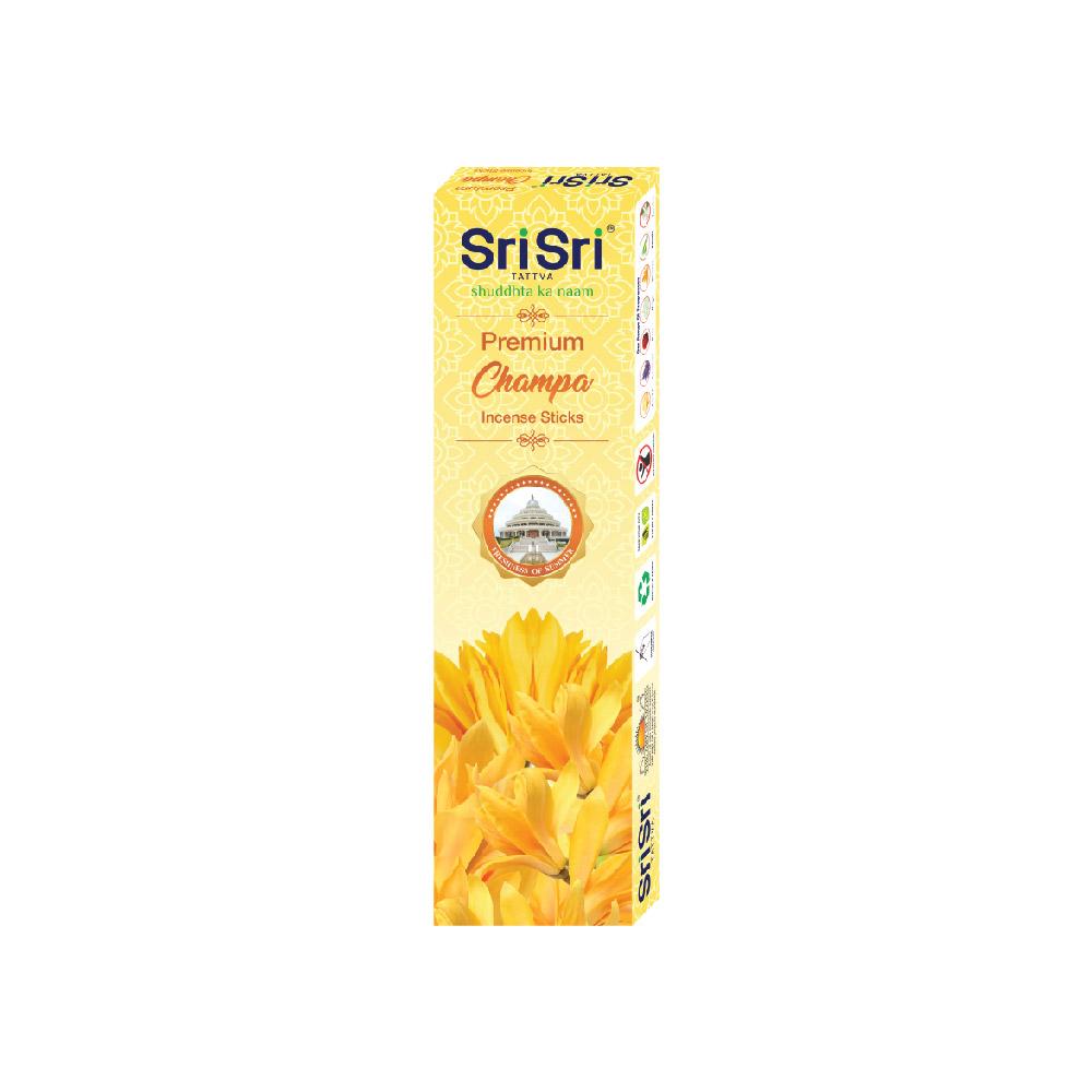 【Sri Sri Tattva】 Premium Champa Incense Sticks for Pooja| プージャ用 プレミアム チャンパ お香スティック| 100g