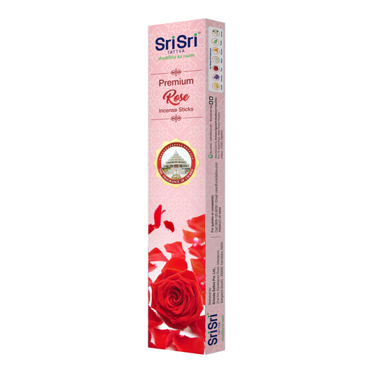 Premium Rose Incense Sticks For Pooja | 13 Agarbatti Sticks | Fragrances – Natural Rose | 20 g 20g