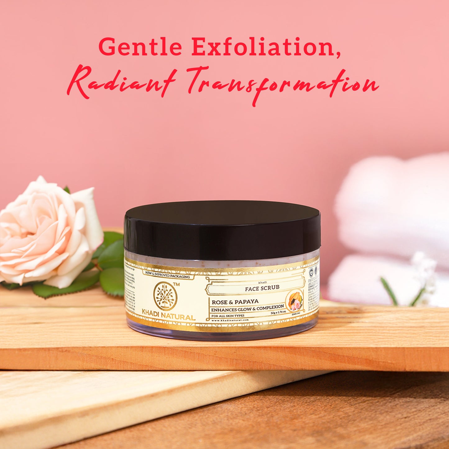 Rose & Papaya Face Scrub 50gm