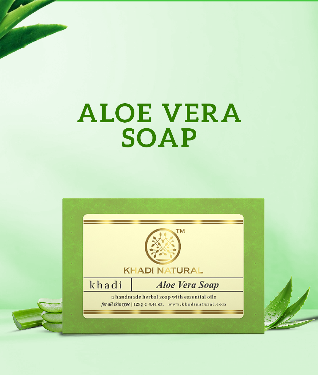 Herbal Aloevera Soap 125gm