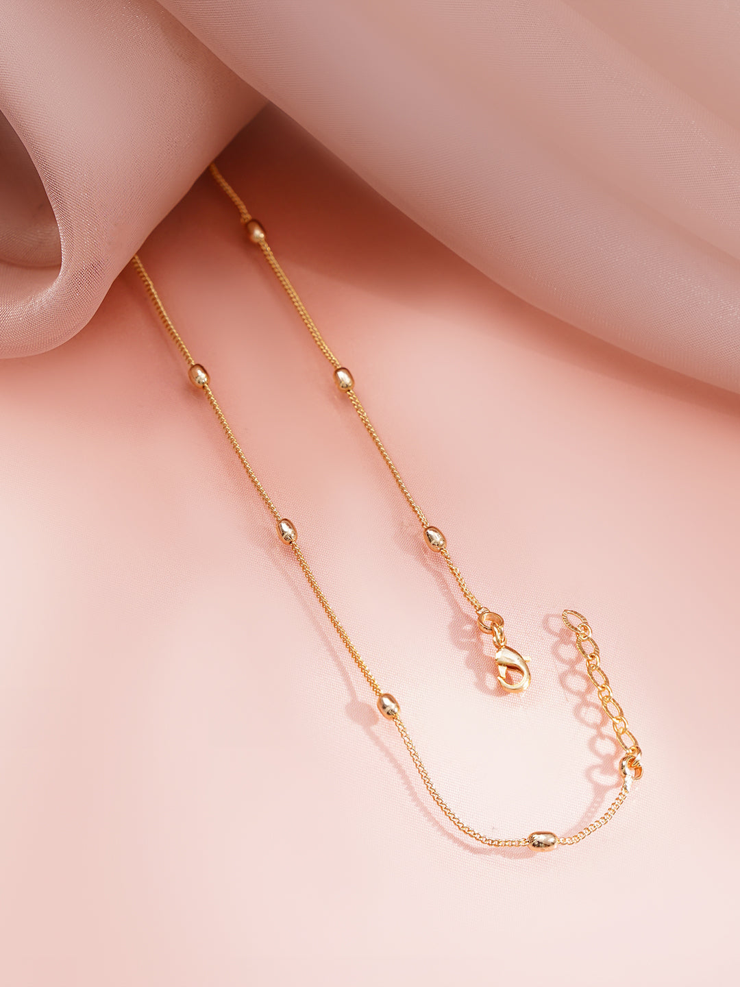 【Rubans】 Gold Plated Cubic Zirconia Drop Necklace|ゴールドメッキ キュービックジルコニア ドロップ ネックレス