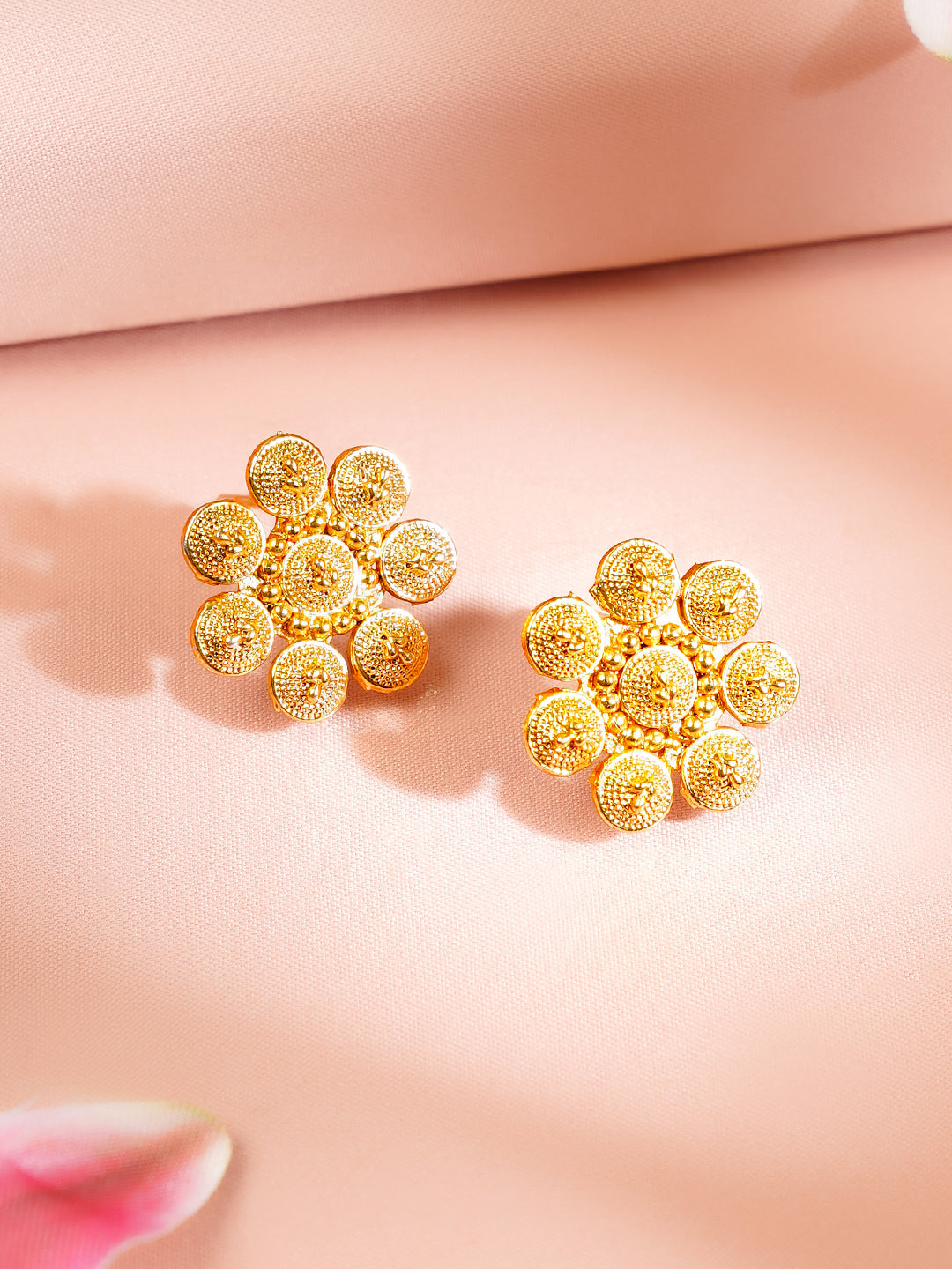 【Rubans】 Gold Plated Coin Motif Necklace Set|ゴールドメッキ コインモチーフ ネックレスセット