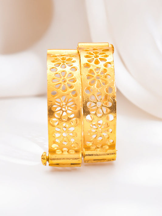Bloom And Shine Bangle Set Length - One size