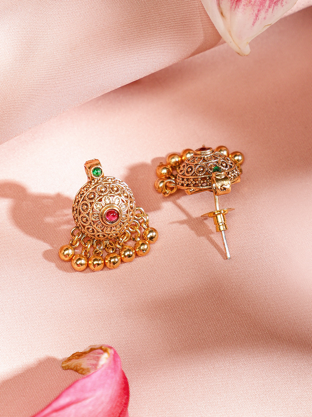 Gold Drops Necklace Set フリーサイズ