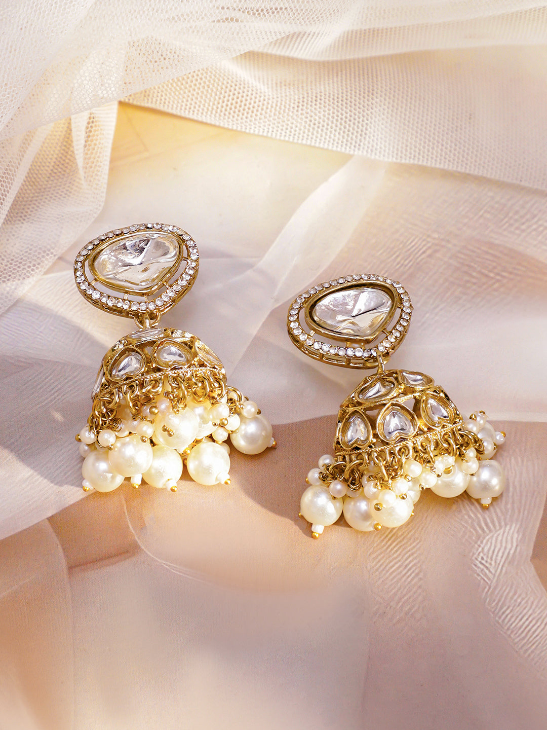 Palace Jewel Luxe Kundan Necklace Set フリーサイズ