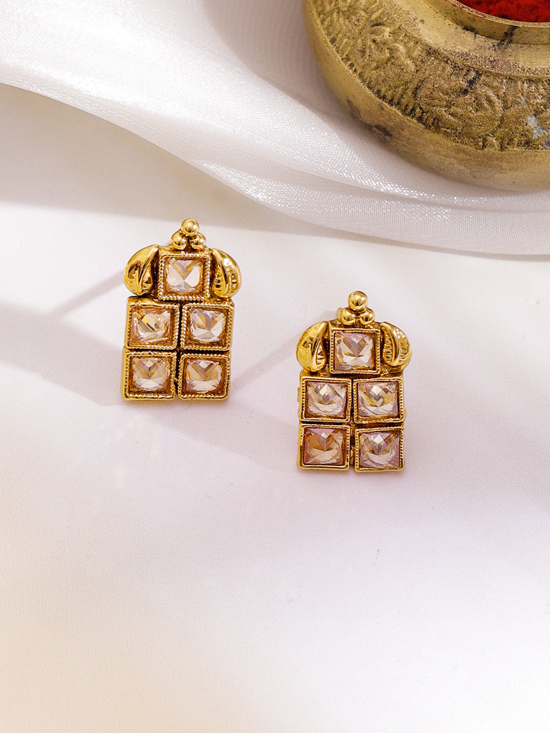 Kundan Charm Edit Necklace Set フリーサイズ