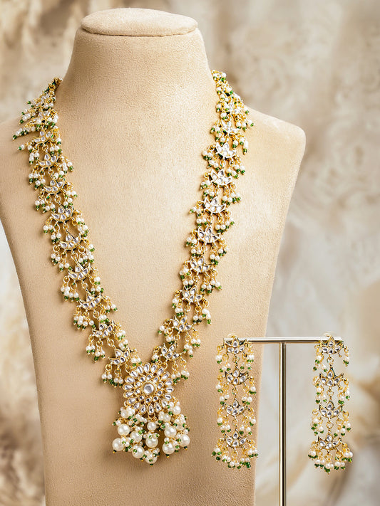 Royal Kundan Necklace Set フリーサイズ