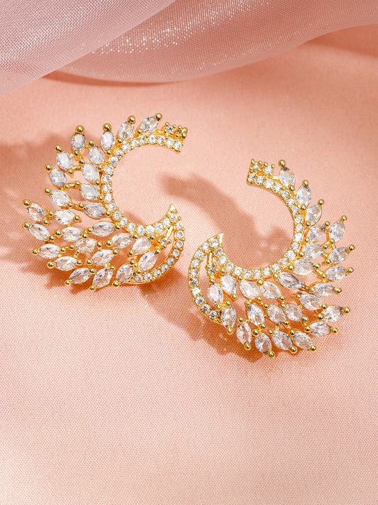 The Feathered Glow Studs フリーサイズ