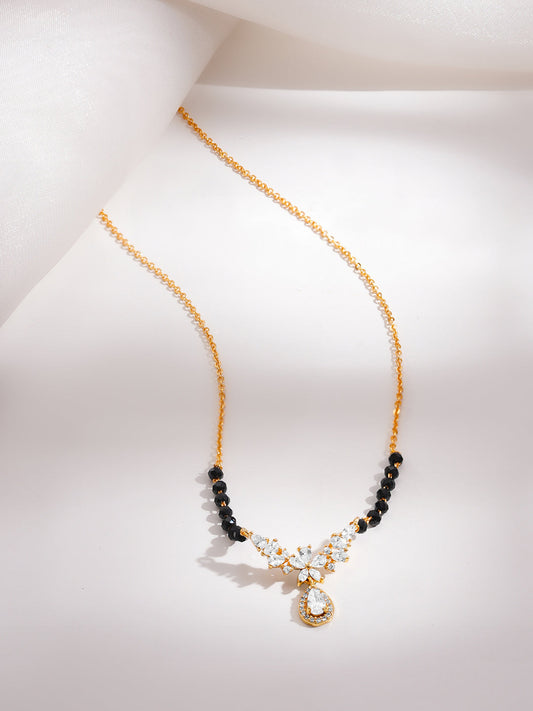 Minimal Grace Mangalsutra Pendant Necklace フリーサイズ