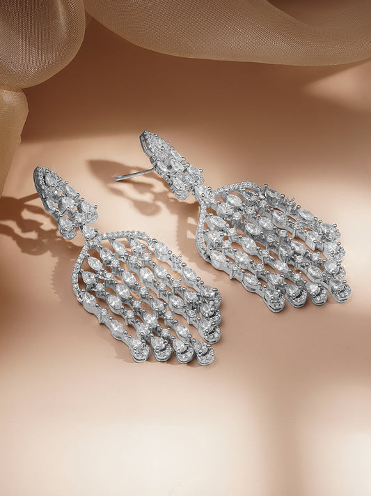 Luxe Wedding American Diamond Chandelier フリーサイズ